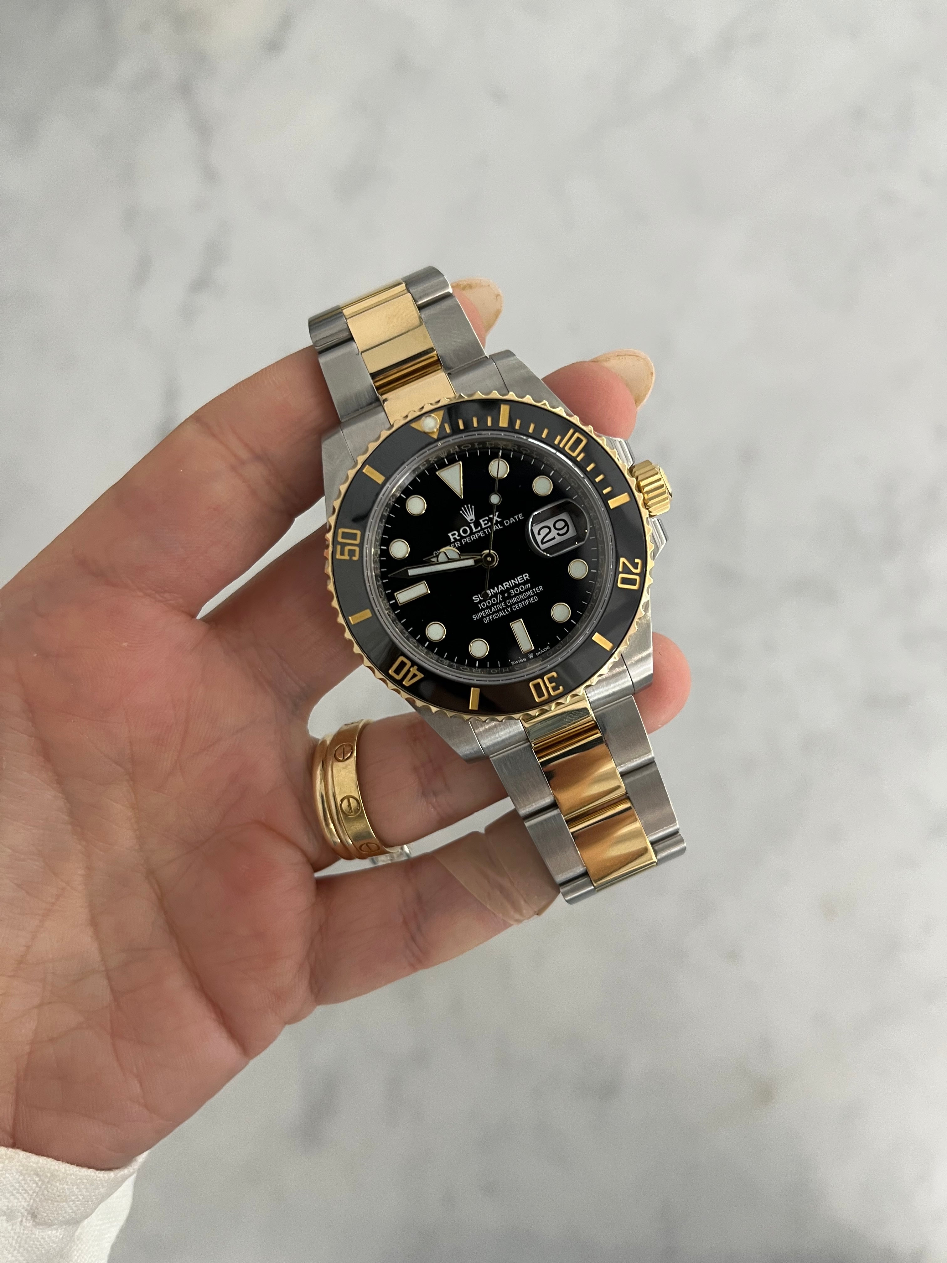 Two tone submariner sale