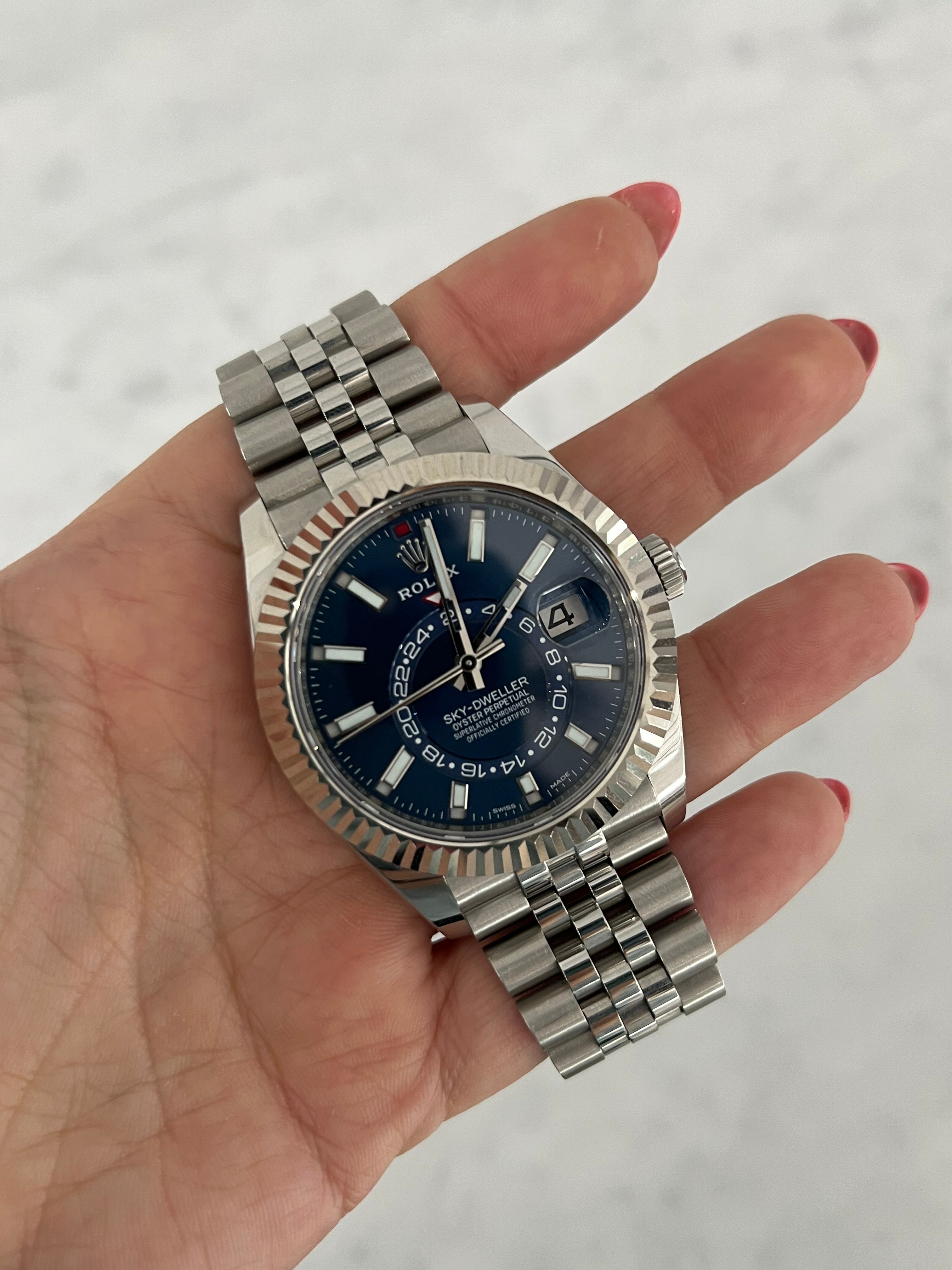 Rolex Sky Dweller Jubilee with Blue Dial 326934