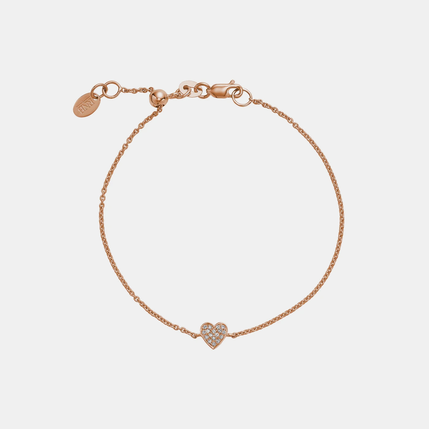 Mini Diamond Heart Bracelet