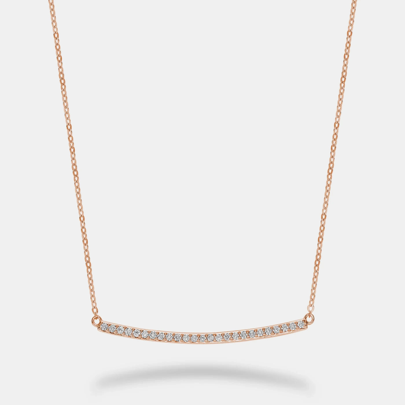 Diamond Bar Necklace