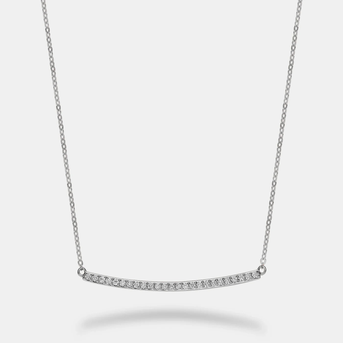 Diamond Bar Necklace