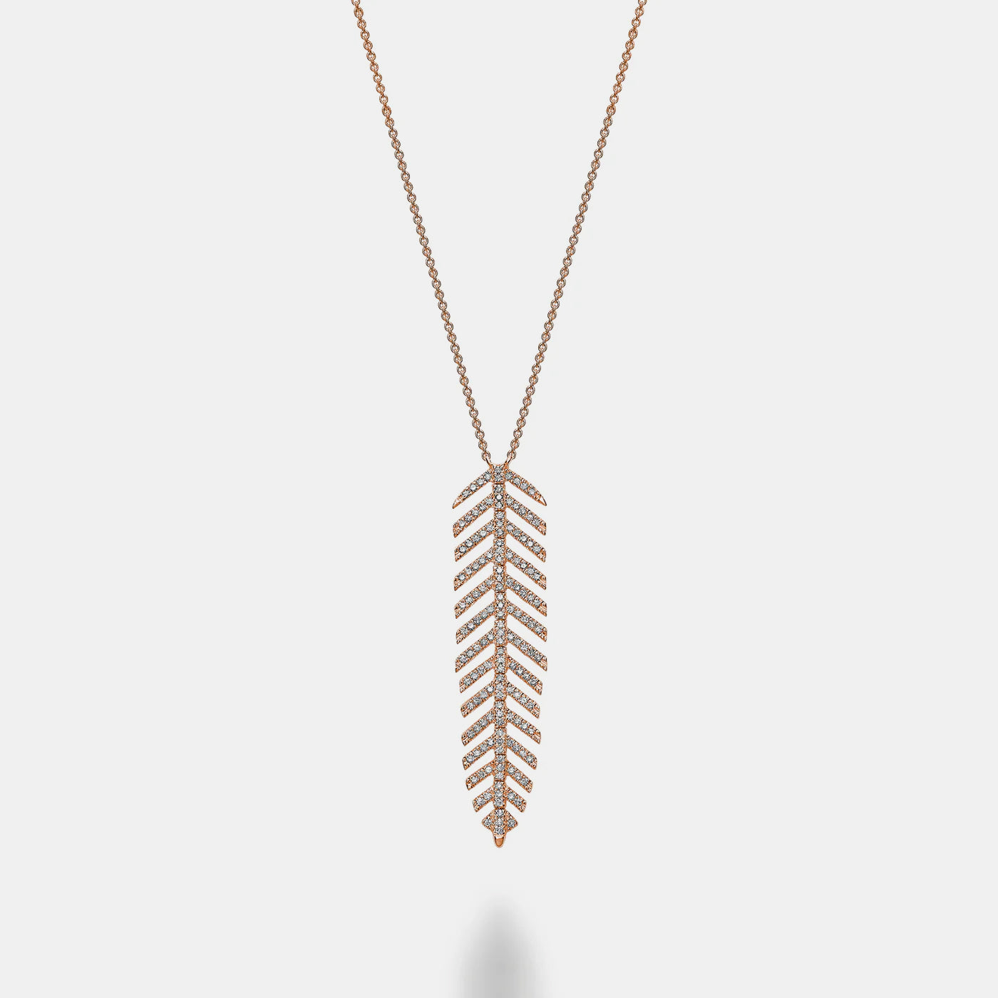 Dangling Leaf Statement Necklace