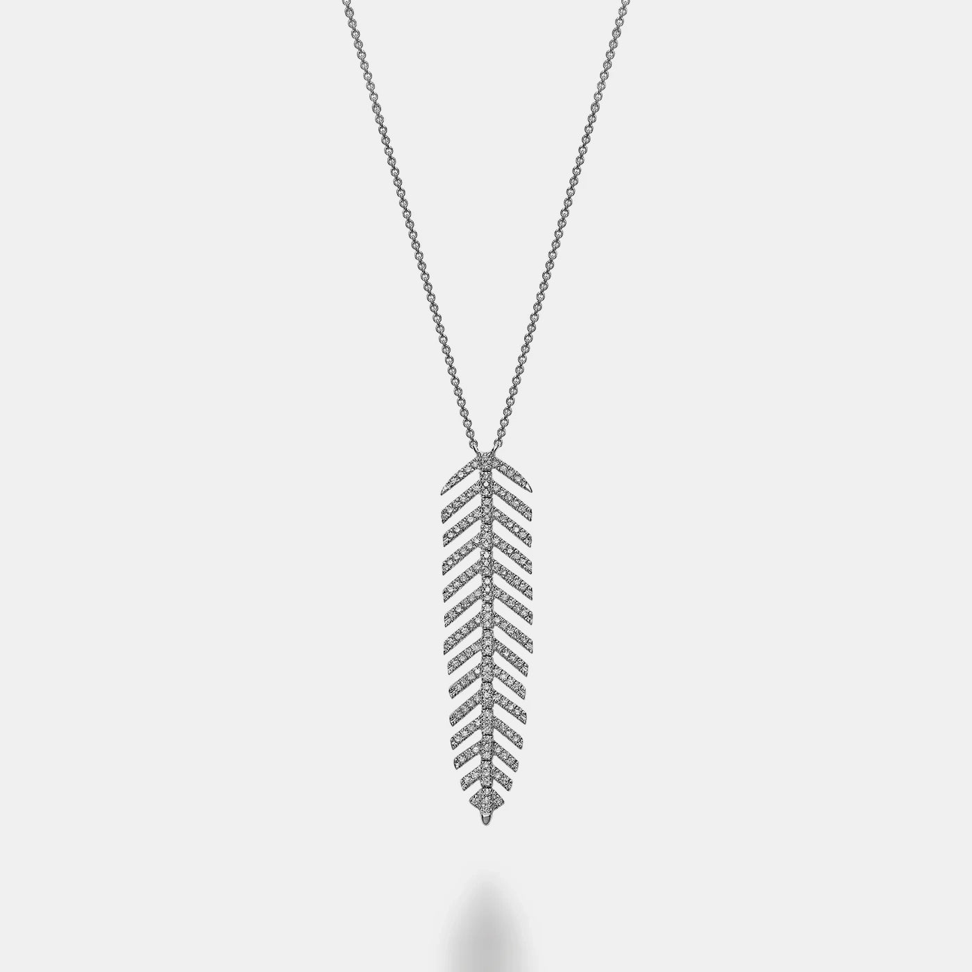 Dangling Leaf Statement Necklace