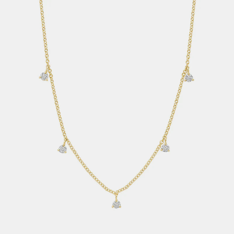 Diamond Station Necklace