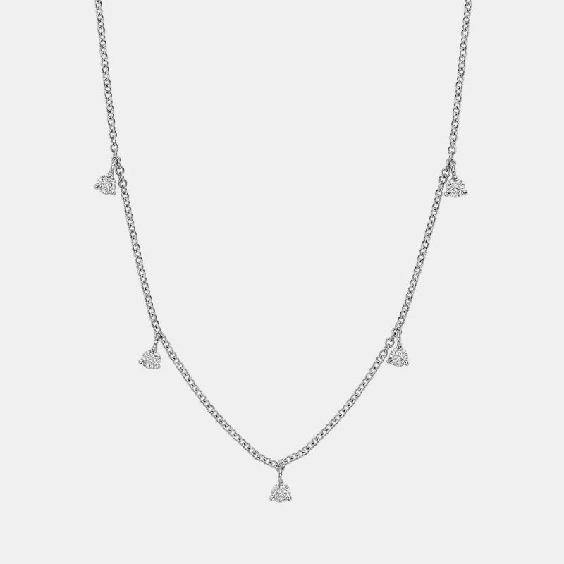 Diamond Station Necklace