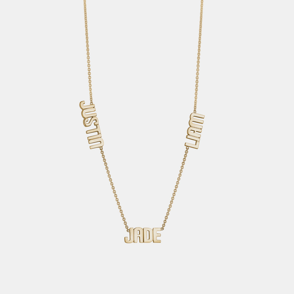 Liam name store necklace