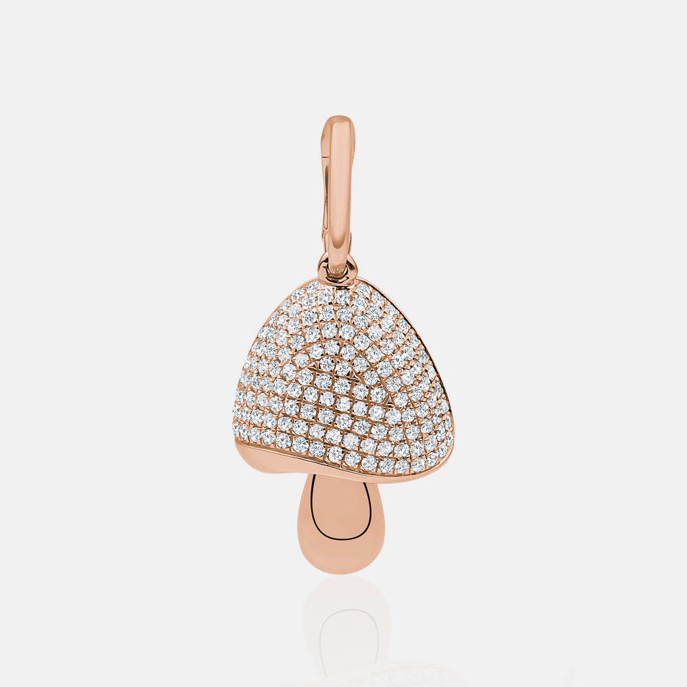 Diamond Mushroom Charm