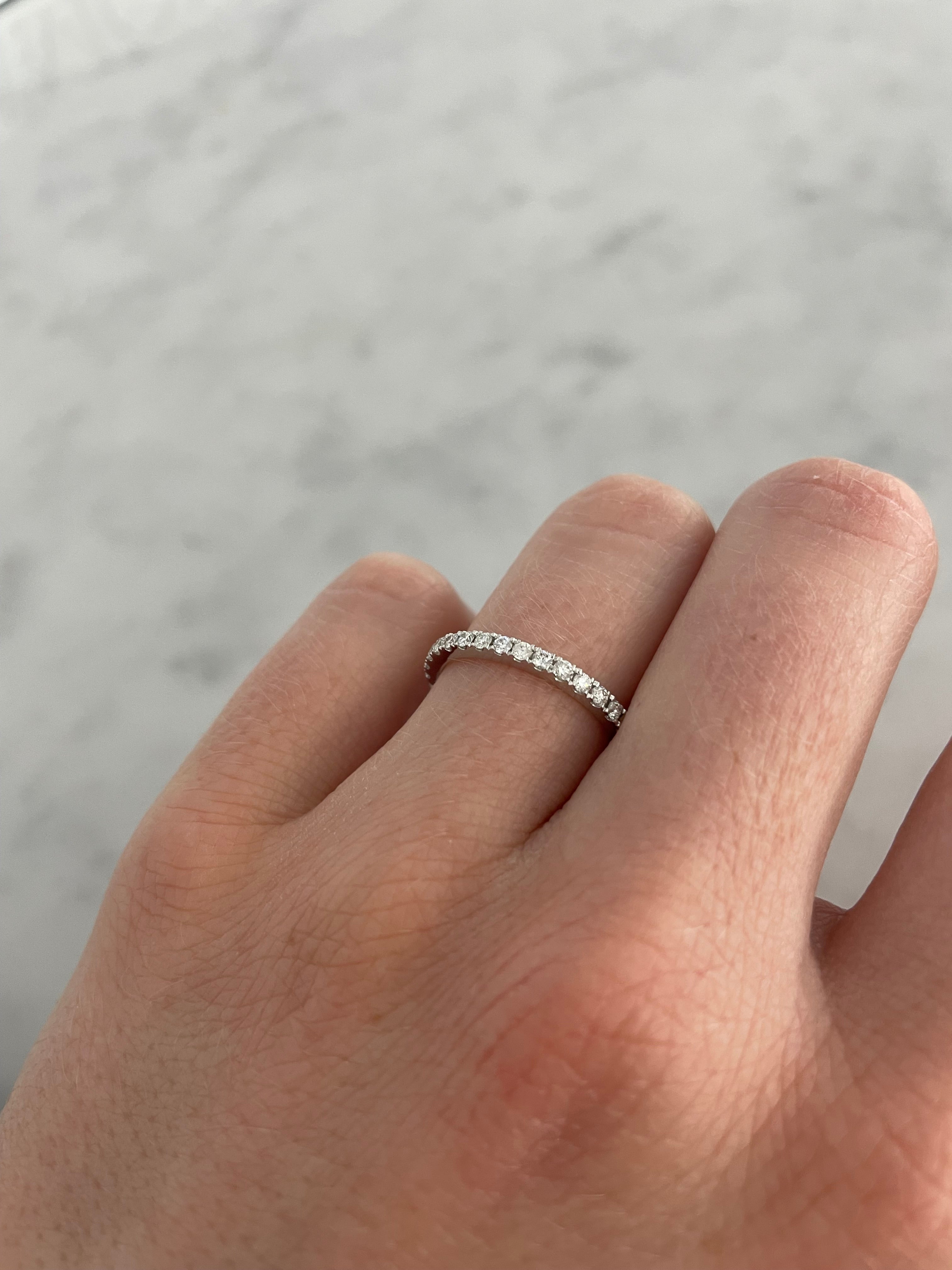 Bague Semi-Pavé