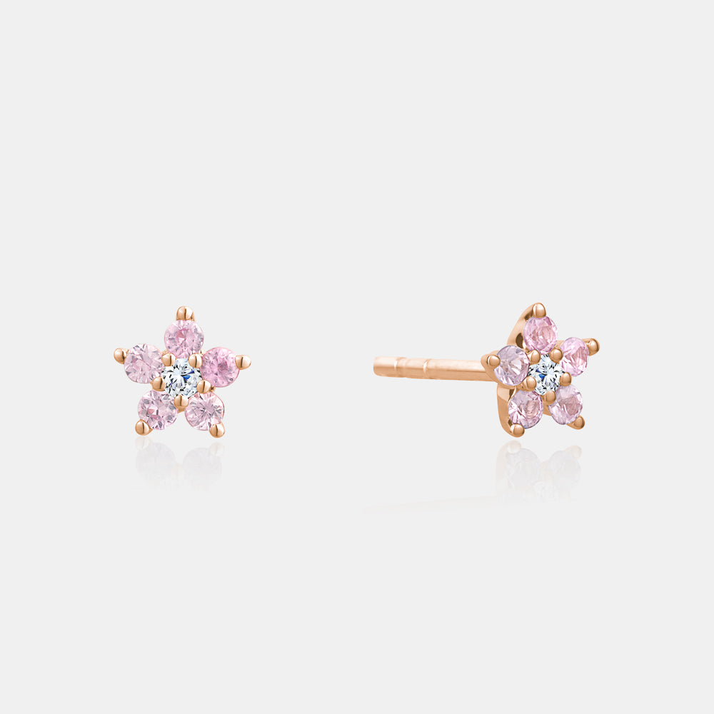 Gemstone Bloom Studs