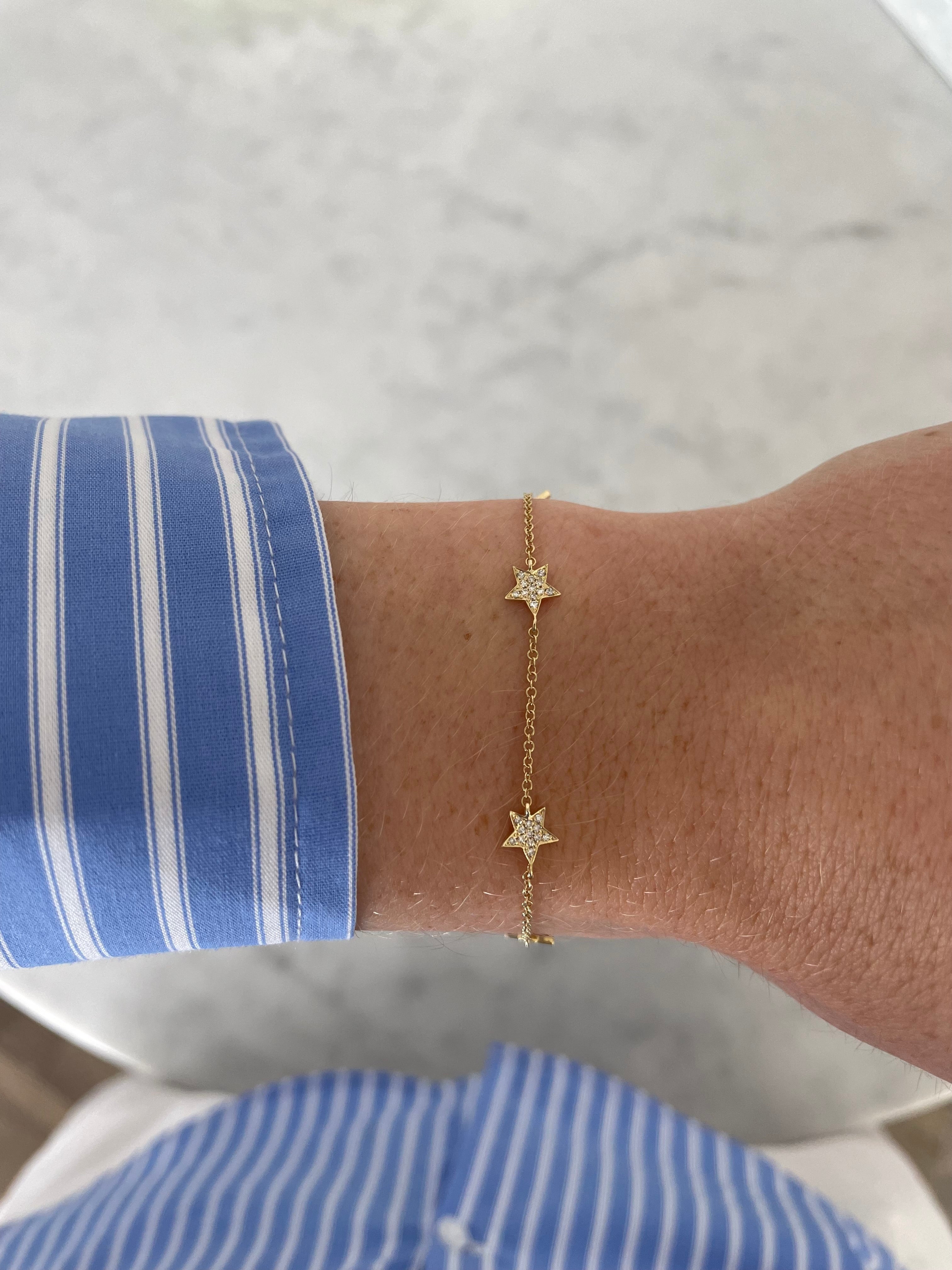 Diamond Star by the Yard Bracelet