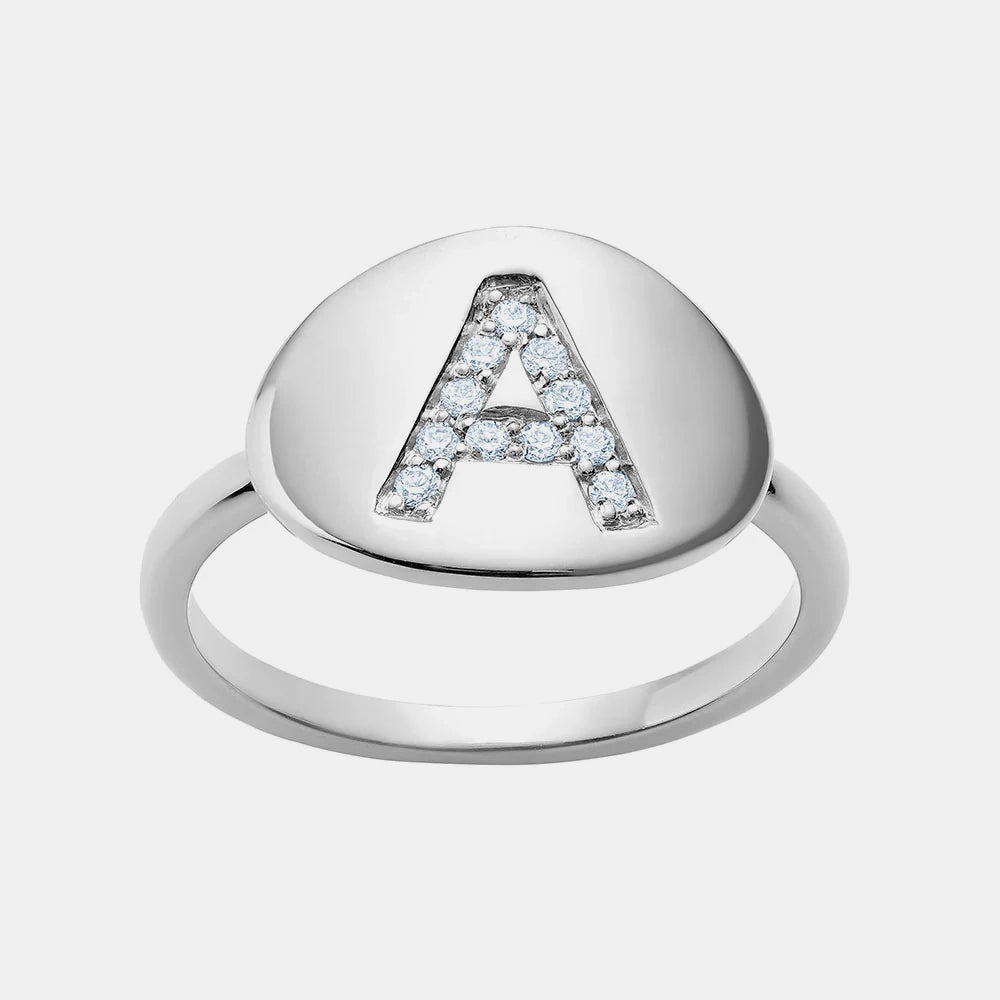 Initial Signet Ring