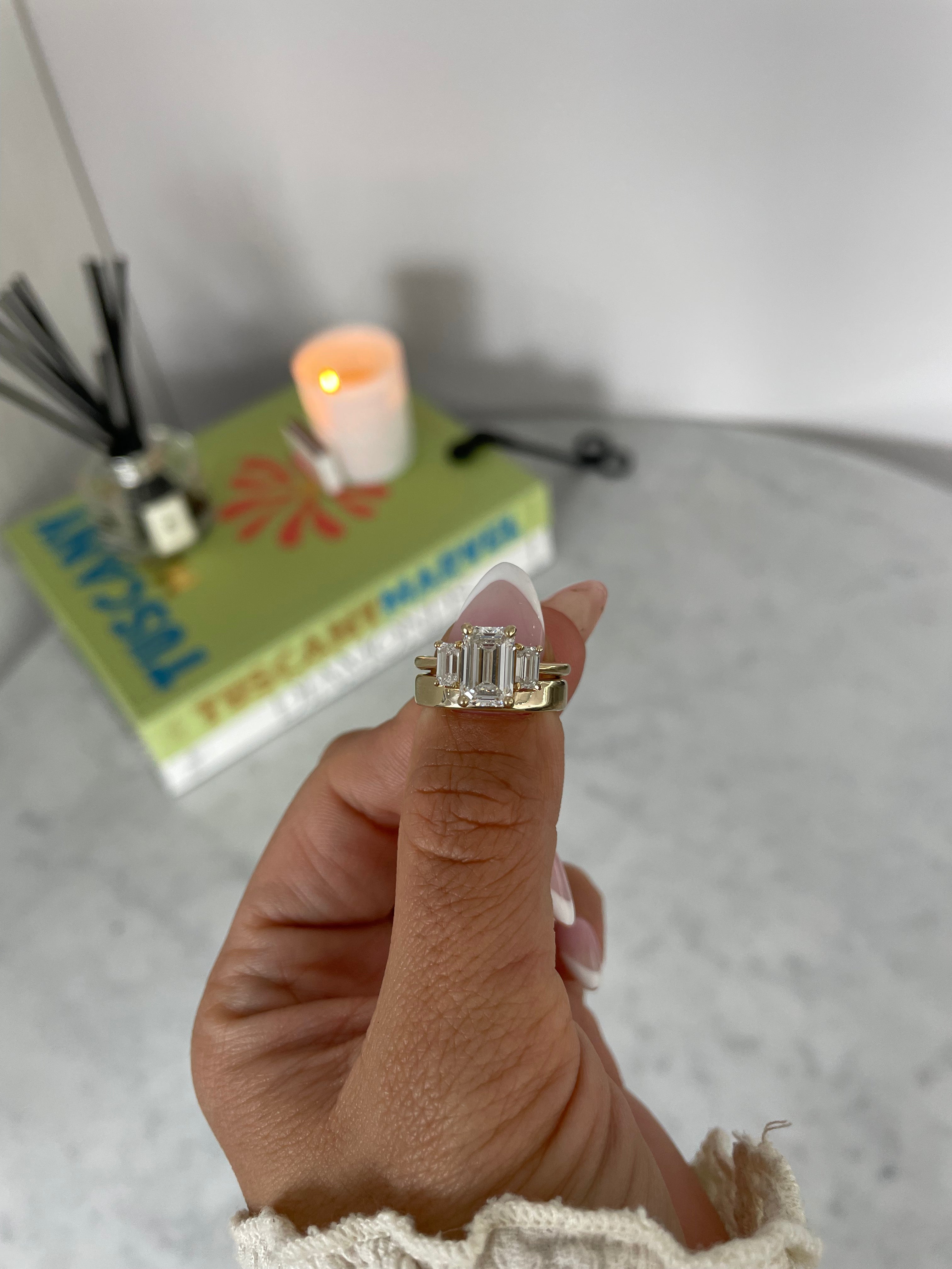 The Savannah Cut: Custom Wedding band