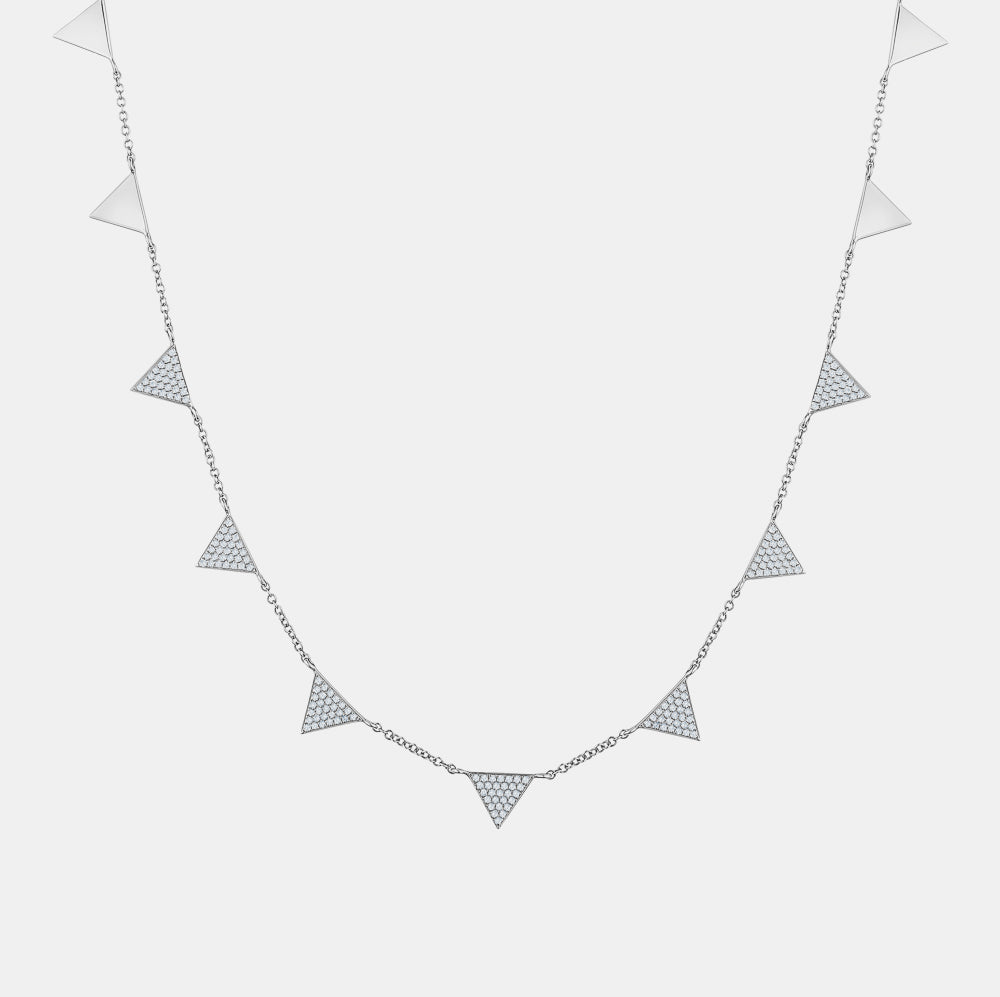 Diamond Triangle Choker