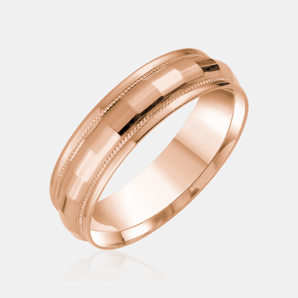 10K Reflector Wedding Band