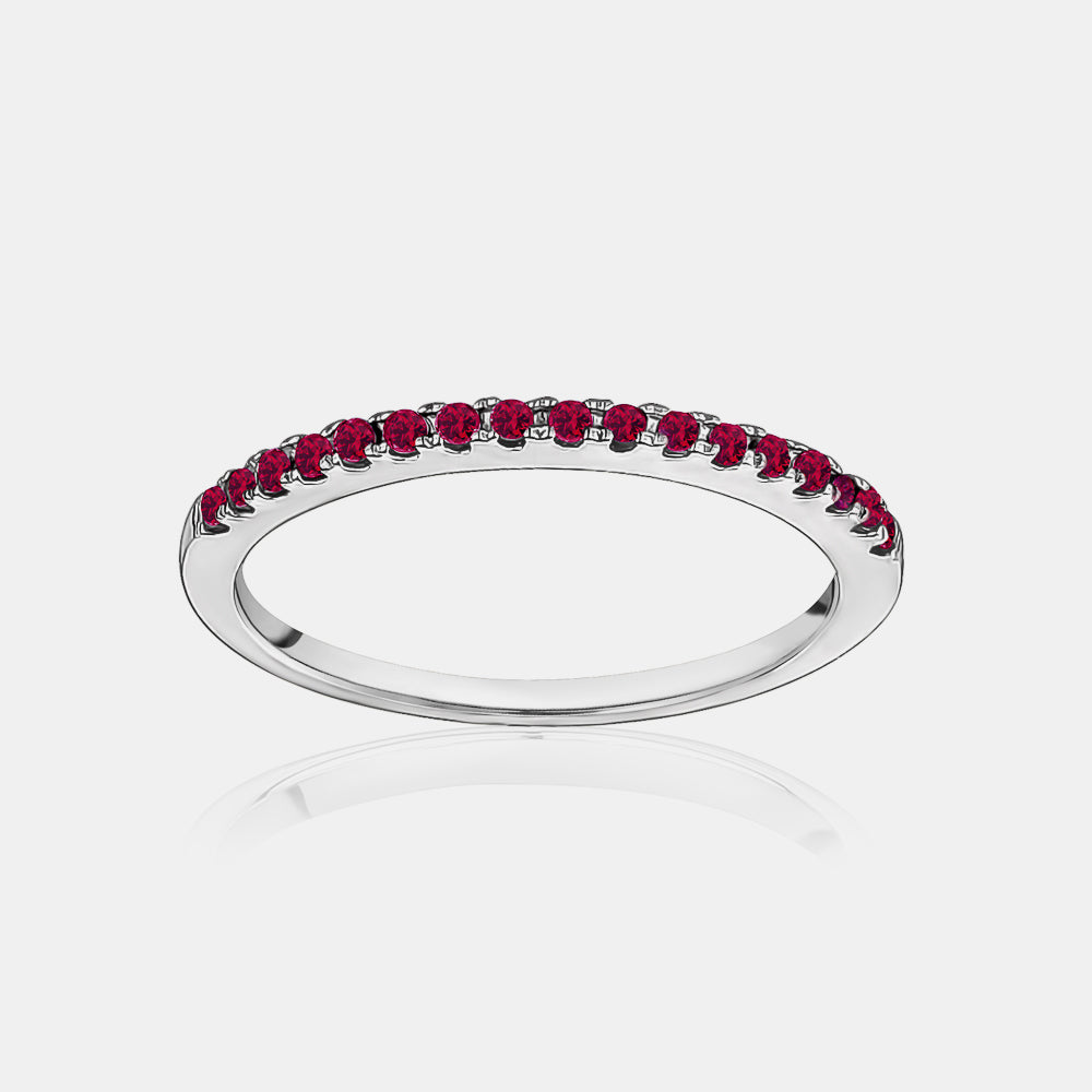 Ruby sale ring stackable