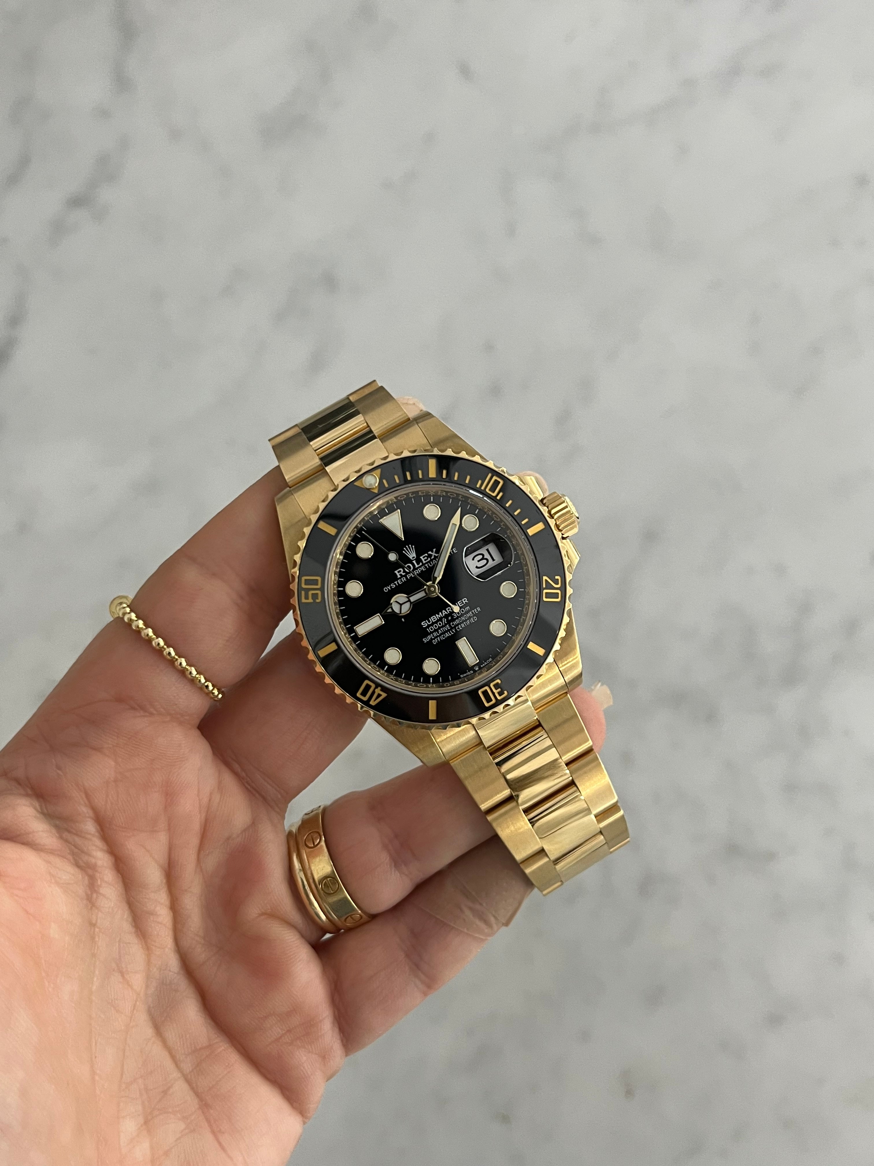 Submariner gold online black