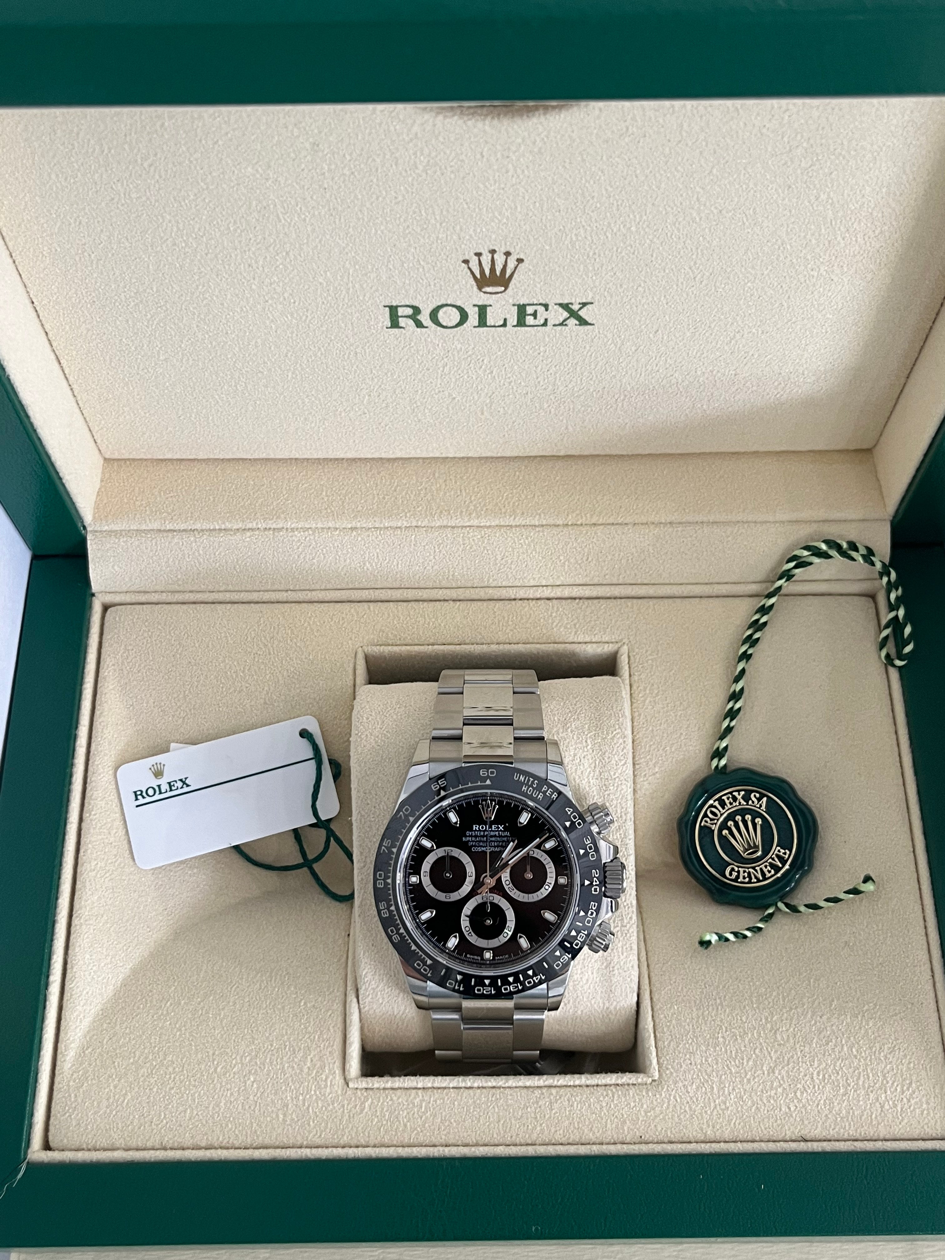 Rolex Cosmograph Daytona Black Dial 116500LN