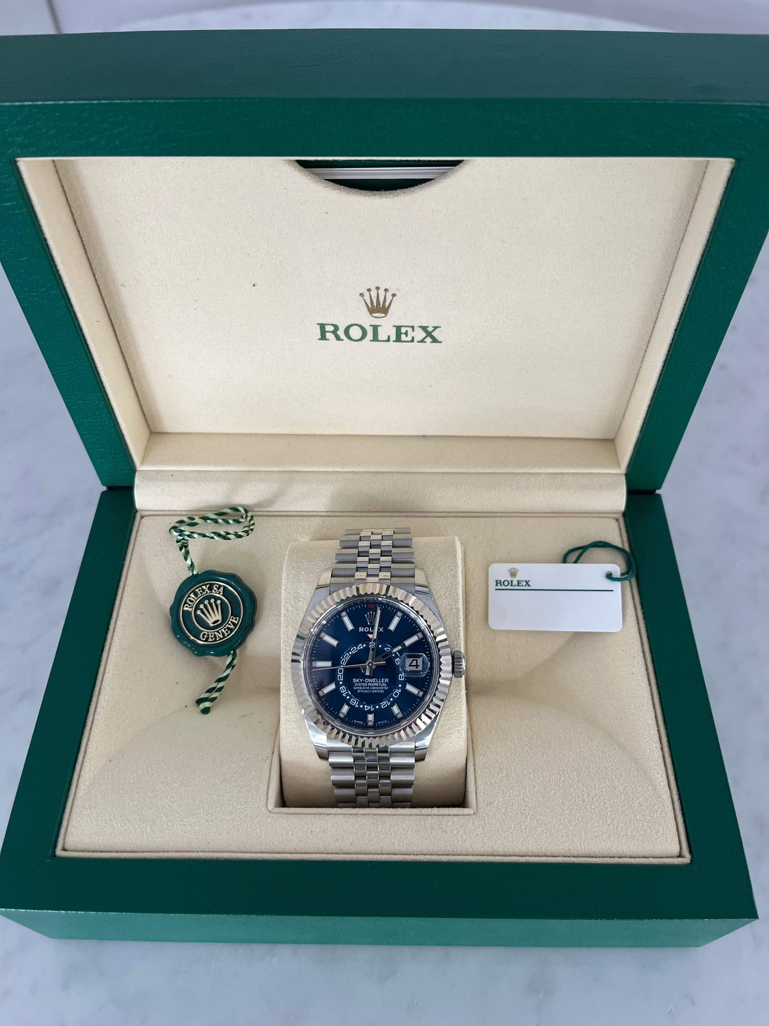 Rolex Sky-Dweller Jubilee with Blue Dial 326934