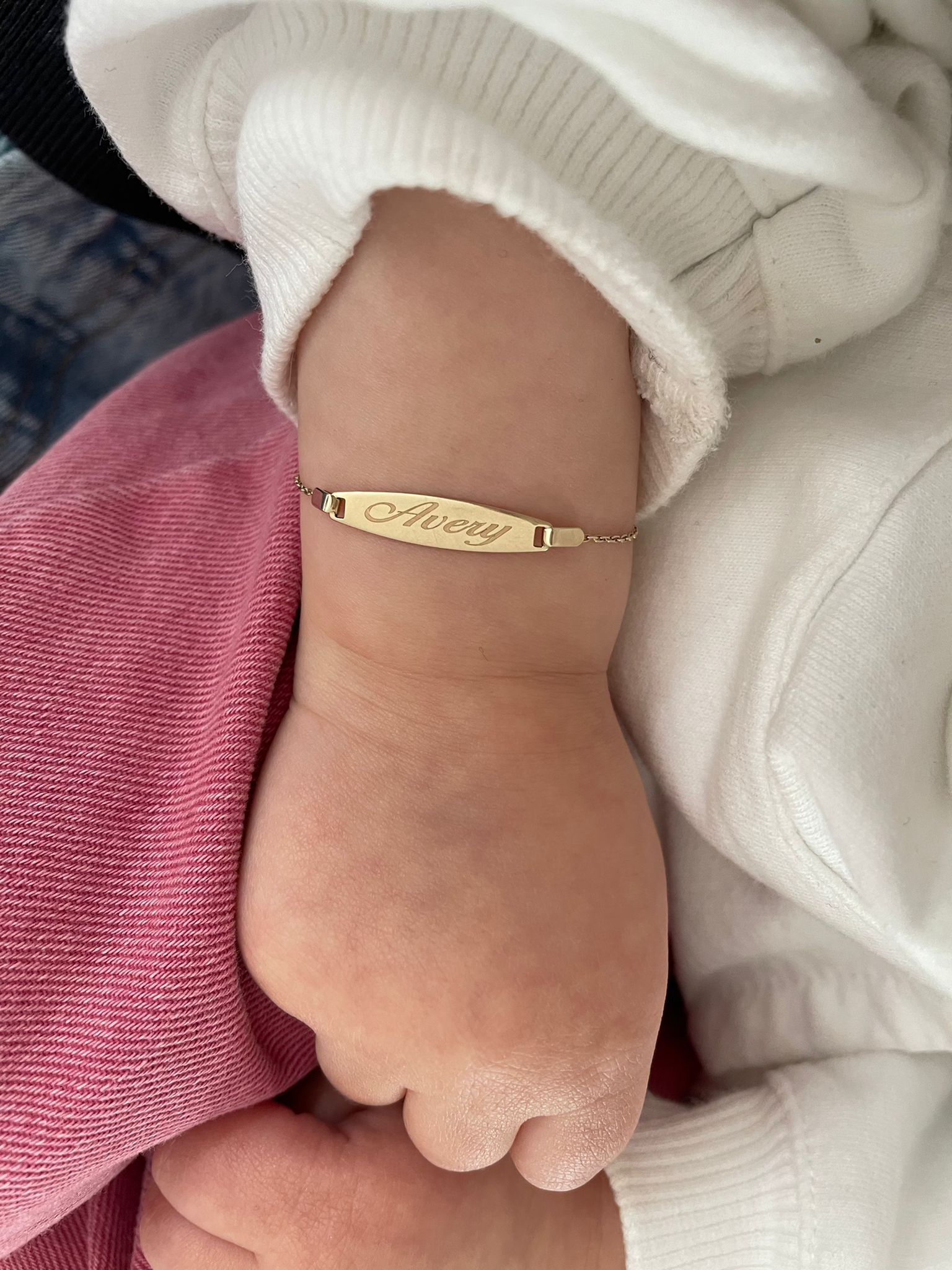 14k Mariner Baby ID Bracelet – 2mm – JewelryCircle.com